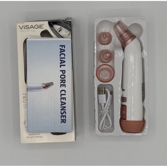 Visage Pro Style Facial Pore Cleanser Blackhead Vacuum Design.. - Picture 3 of 10
